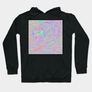 Rainbow Holographic Colorful Design Hoodie